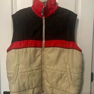Vintage 80’s Alpine Ski Puffer Vest Men’s L-XL